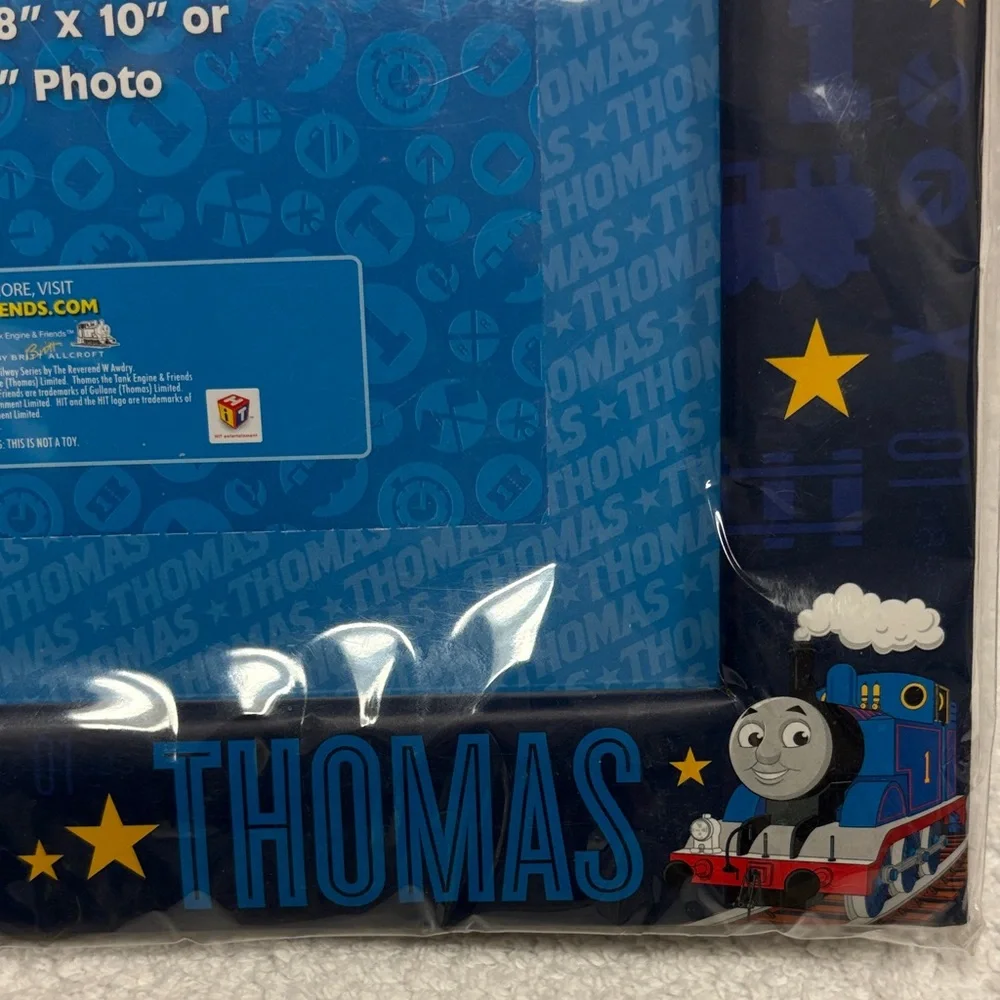 Thomas & Friends day out 8x19 Blue train Photo Frame nwt